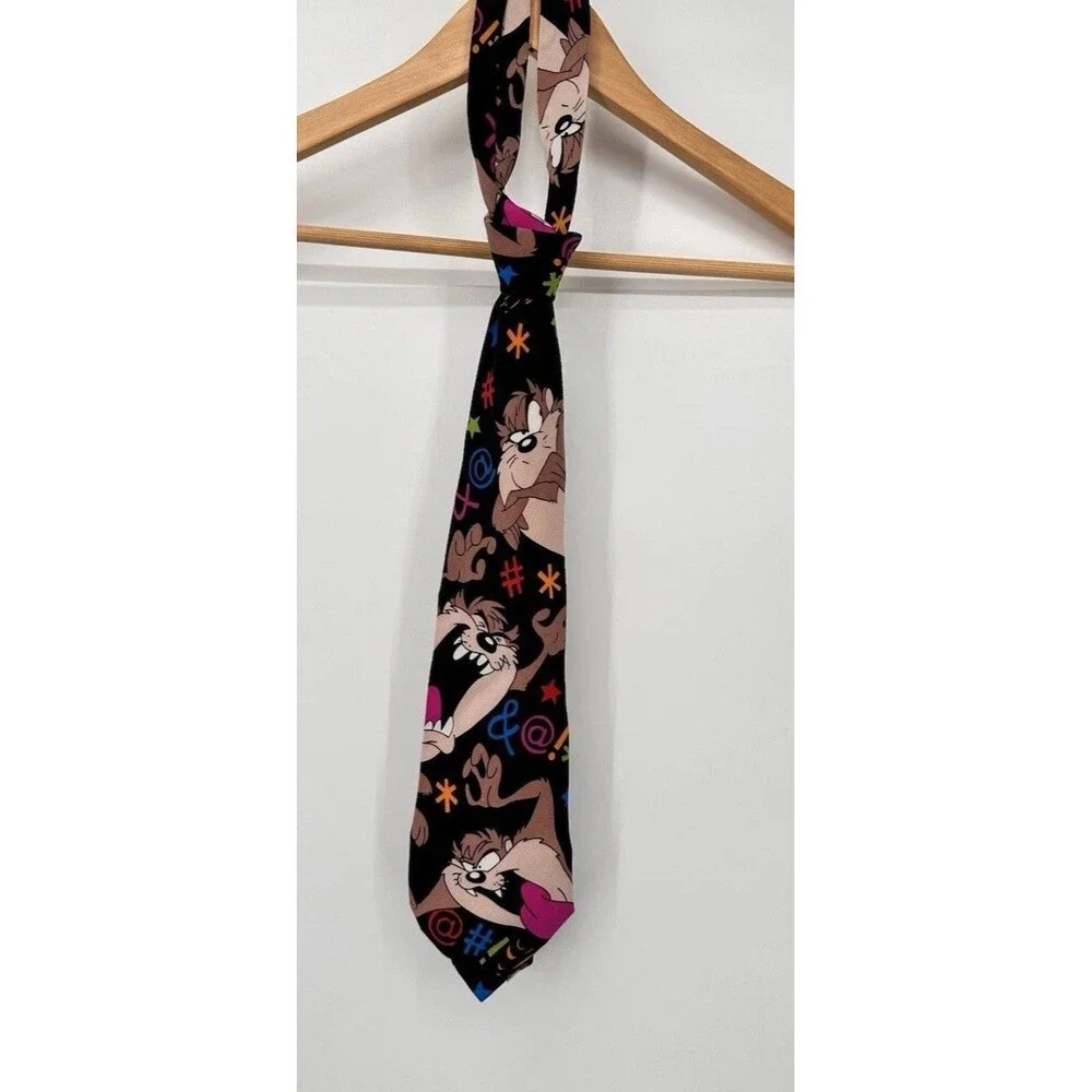 RARE 1993 Warner‎ Bros Looney Tunes Cartoon Character Neck Tie Vintage